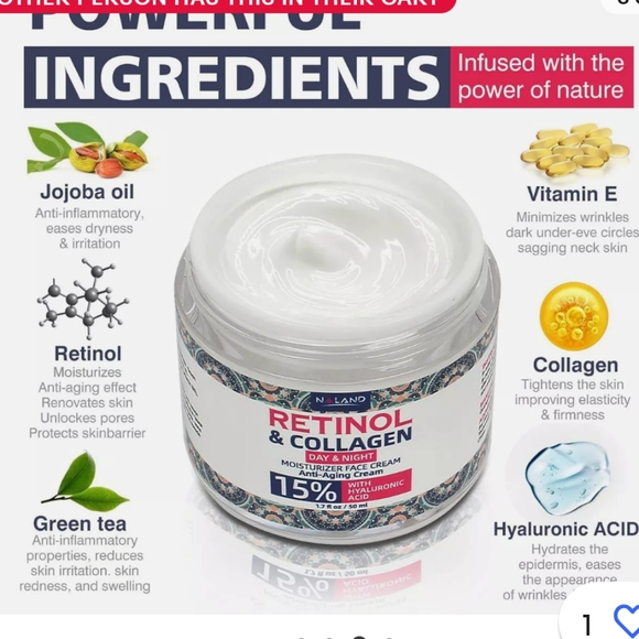 Retinol and collagen face cream - Picture 2 of 8